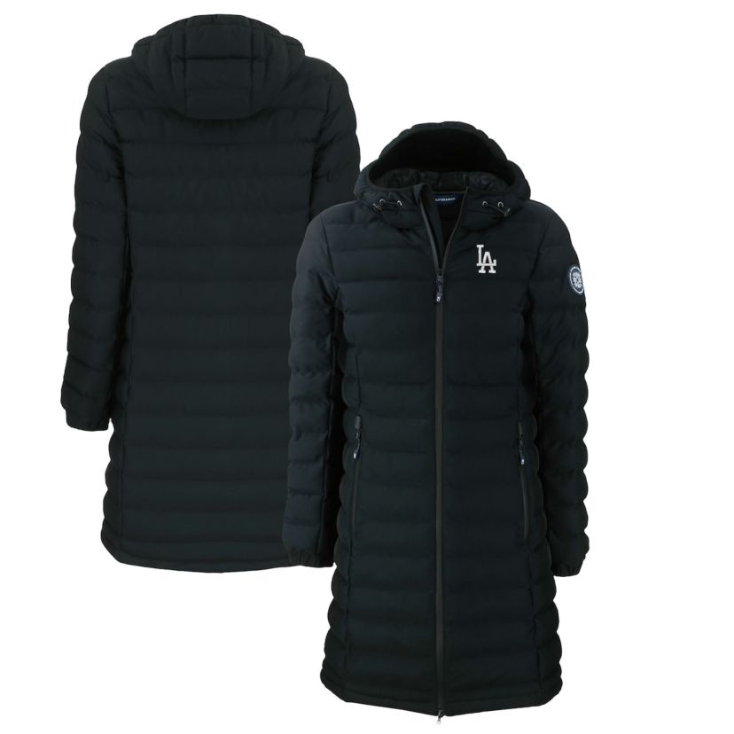 MLB Los Angeles Dodgers Mission Ridge Repreve Eco Insulated Full-Zip Long Puffer Jacket