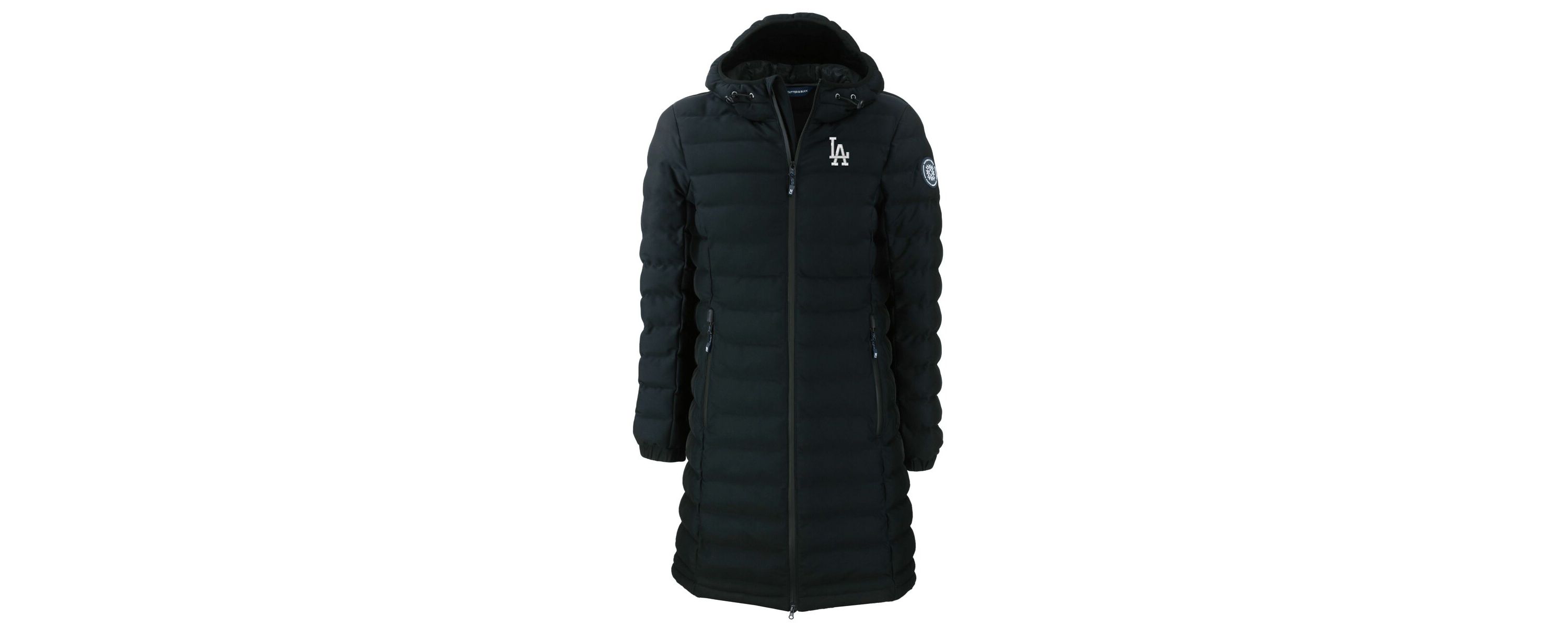 MLB Los Angeles Dodgers Mission Ridge Repreve Eco Insulated Full-Zip Long Puffer Jacket