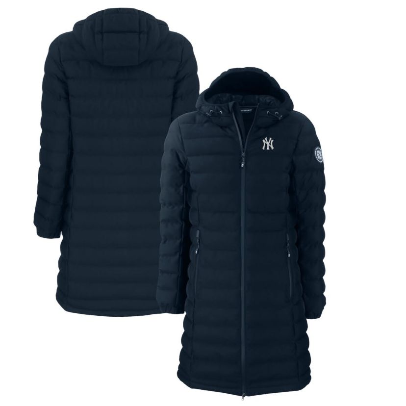 MLB New York Yankees Mission Ridge Repreve Eco Insulated Full-Zip Long Puffer Jacket