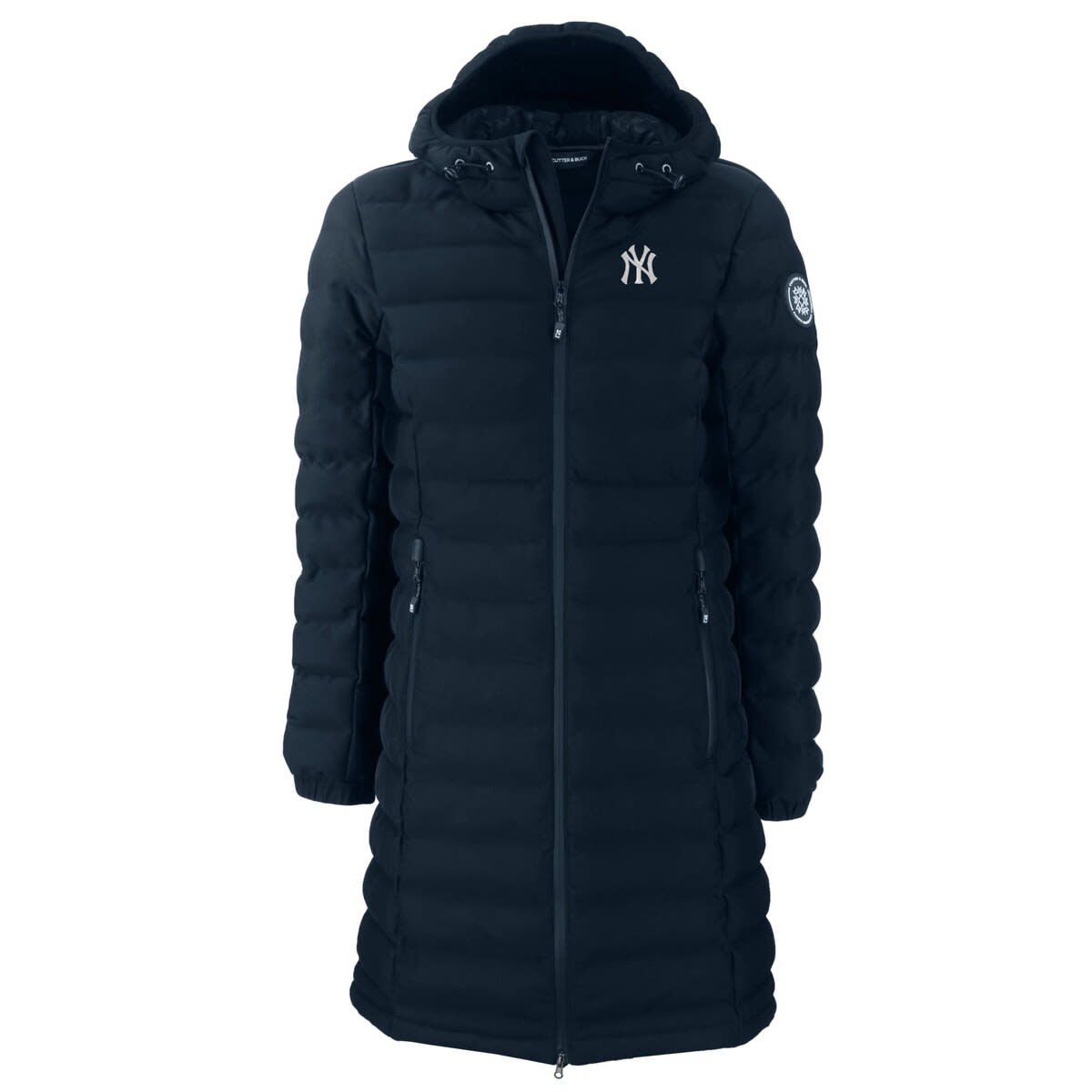 MLB New York Yankees Mission Ridge Repreve Eco Insulated Full-Zip Long Puffer Jacket