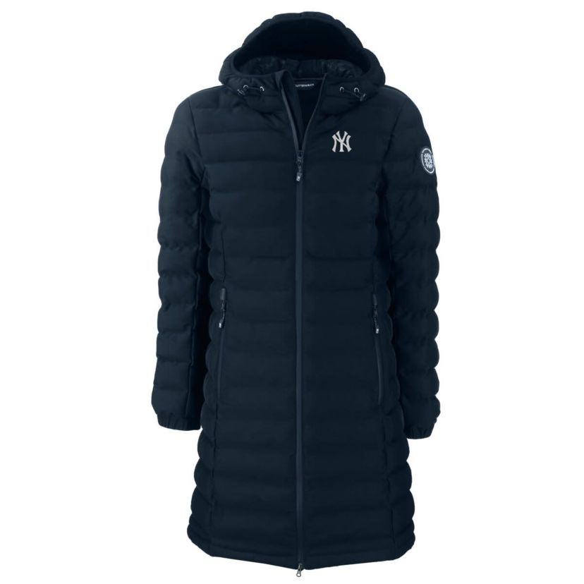 MLB New York Yankees Mission Ridge Repreve Eco Insulated Full-Zip Long Puffer Jacket