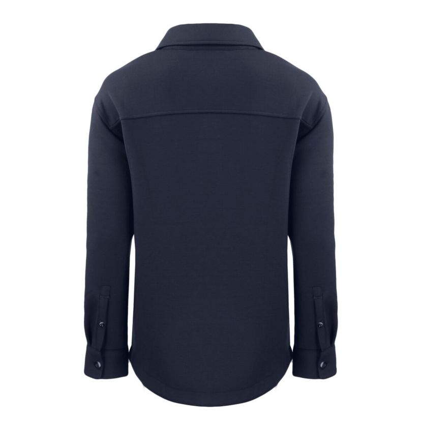 MLB Cleveland Guardians Roam Eco Knit Tri-Blend Full-Snap Shacket