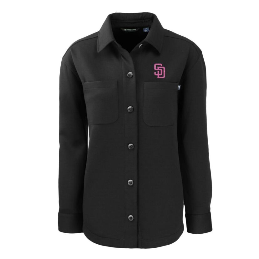 MLB San Diego Padres City Connect Roam Eco Knit Full-Snap Shacket