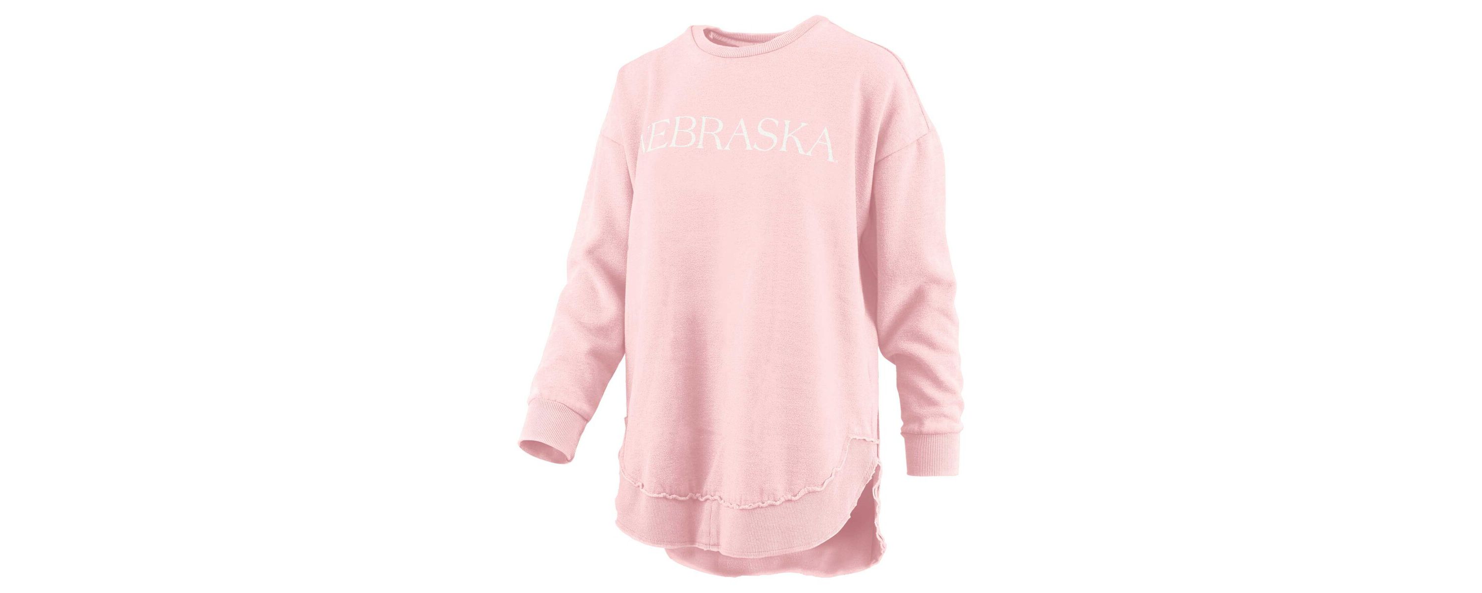 NCAA Nebraska Huskers Seaside Springtime Vintage Poncho Pullover Sweatshirt