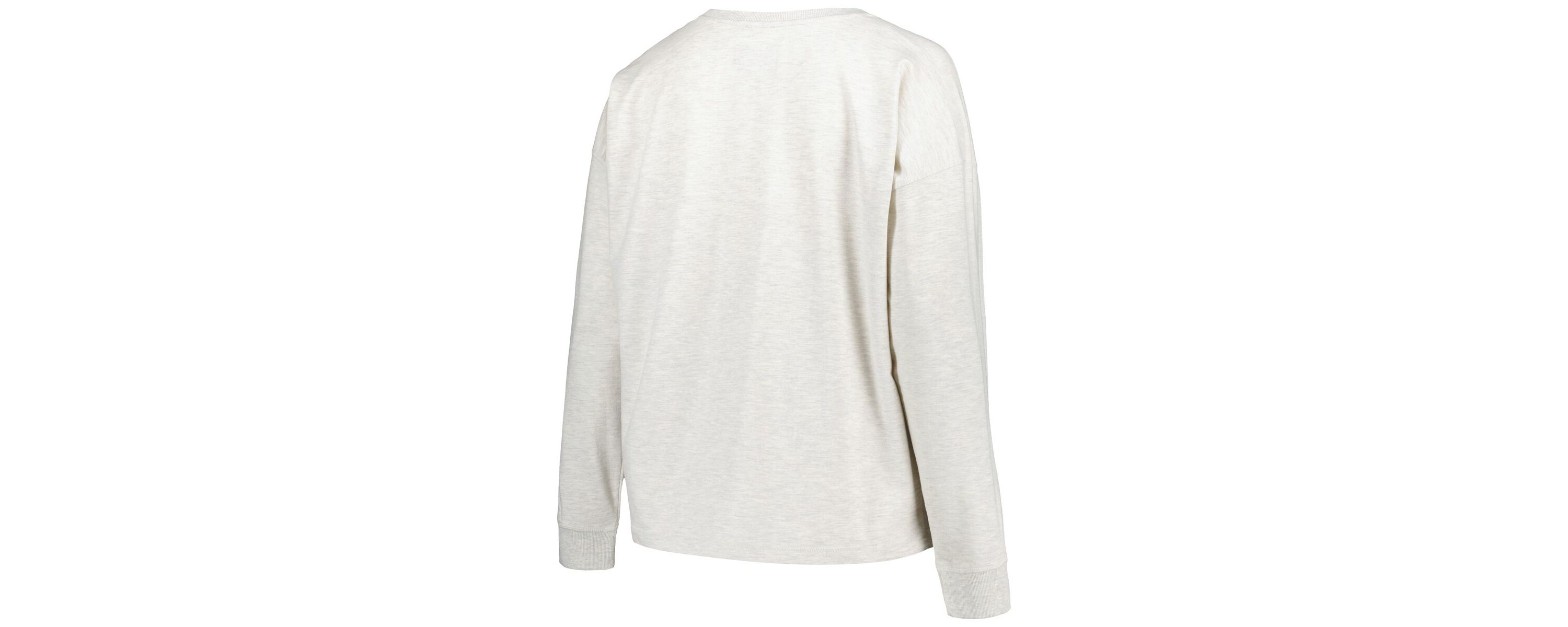 NCAA Nebraska Huskers Plus Size Distressed Arch Over Logo Neutral Boxy Pullover Sweatshirt