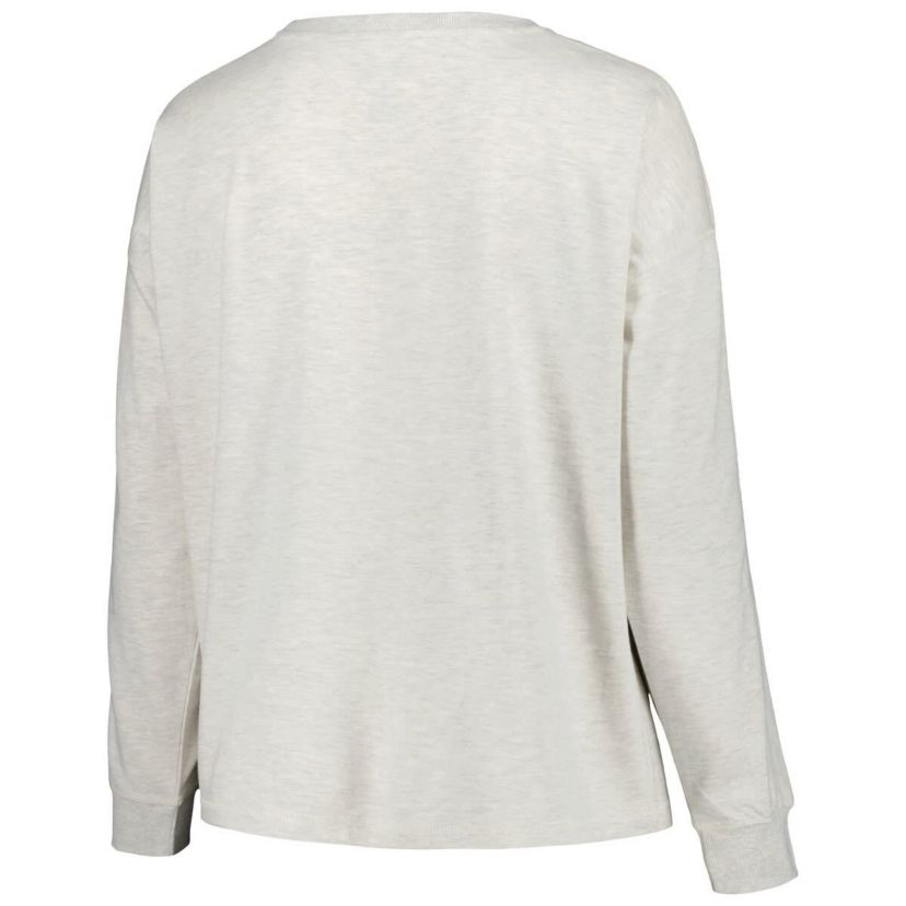 NCAA Georgia Bulldogs Plus Size Distressed Arch Over Logo Neutral Boxy Pullover Sweatshirt