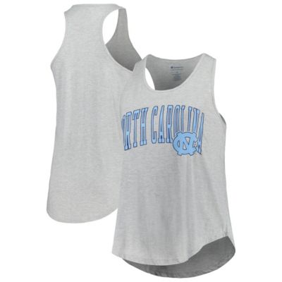 Profile NCAA North Carolina Tar Heels Arch Logo Racerback Scoop Neck Tank Top, Gray, 4X