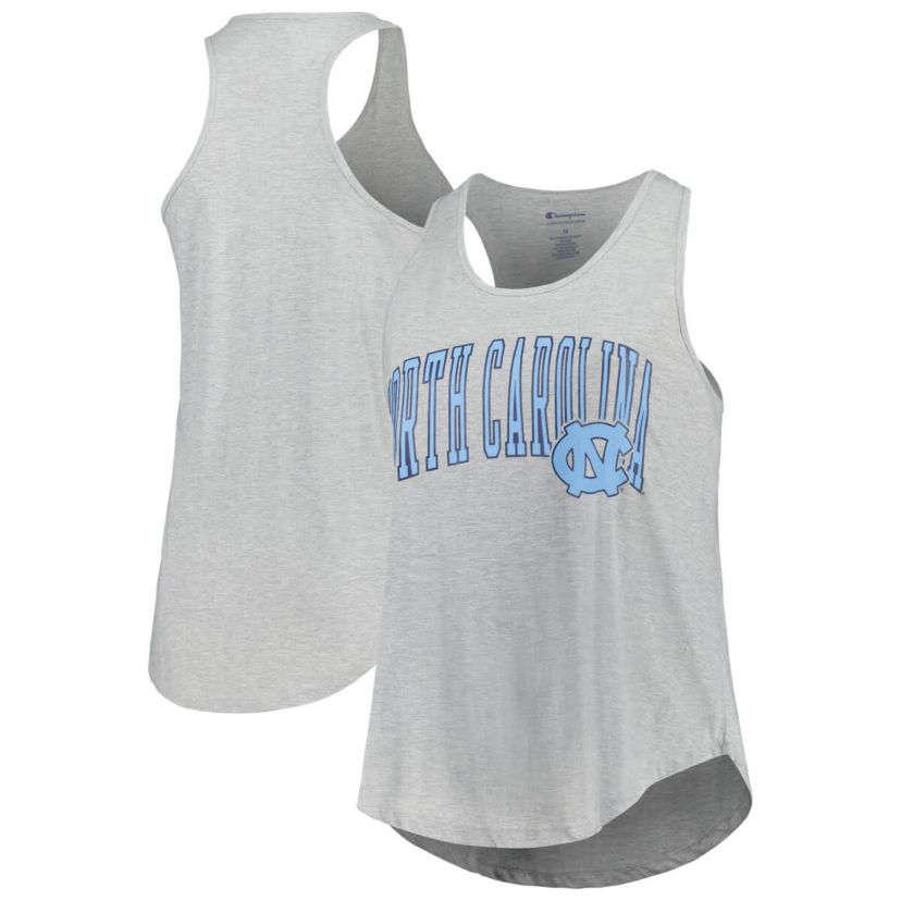 NCAA North Carolina Tar Heels Arch Logo Racerback Scoop Neck Tank Top