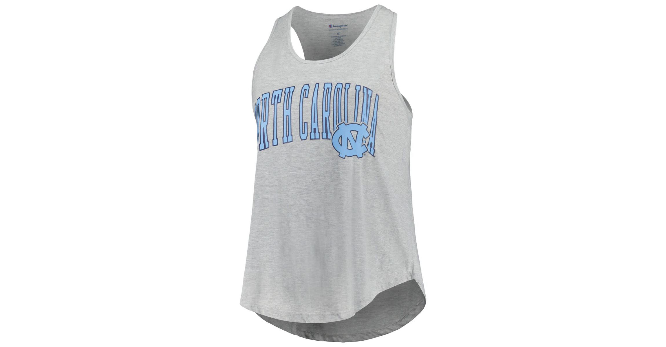 NCAA North Carolina Tar Heels Arch Logo Racerback Scoop Neck Tank Top