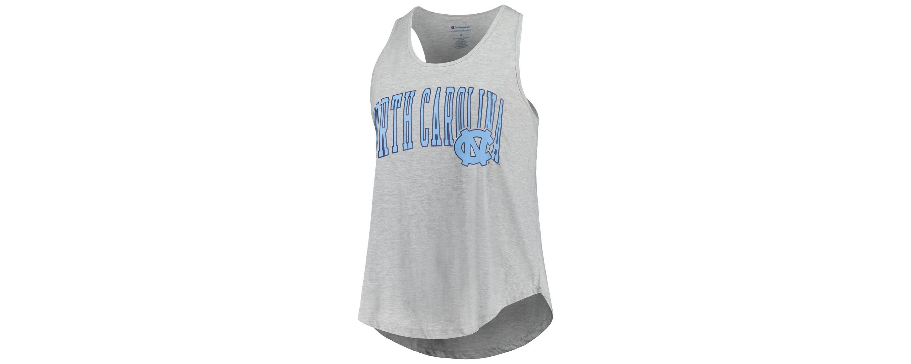 NCAA North Carolina Tar Heels Arch Logo Racerback Scoop Neck Tank Top