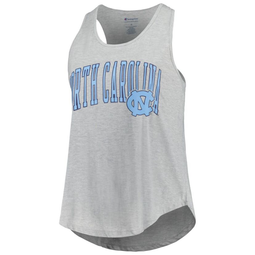 NCAA North Carolina Tar Heels Arch Logo Racerback Scoop Neck Tank Top