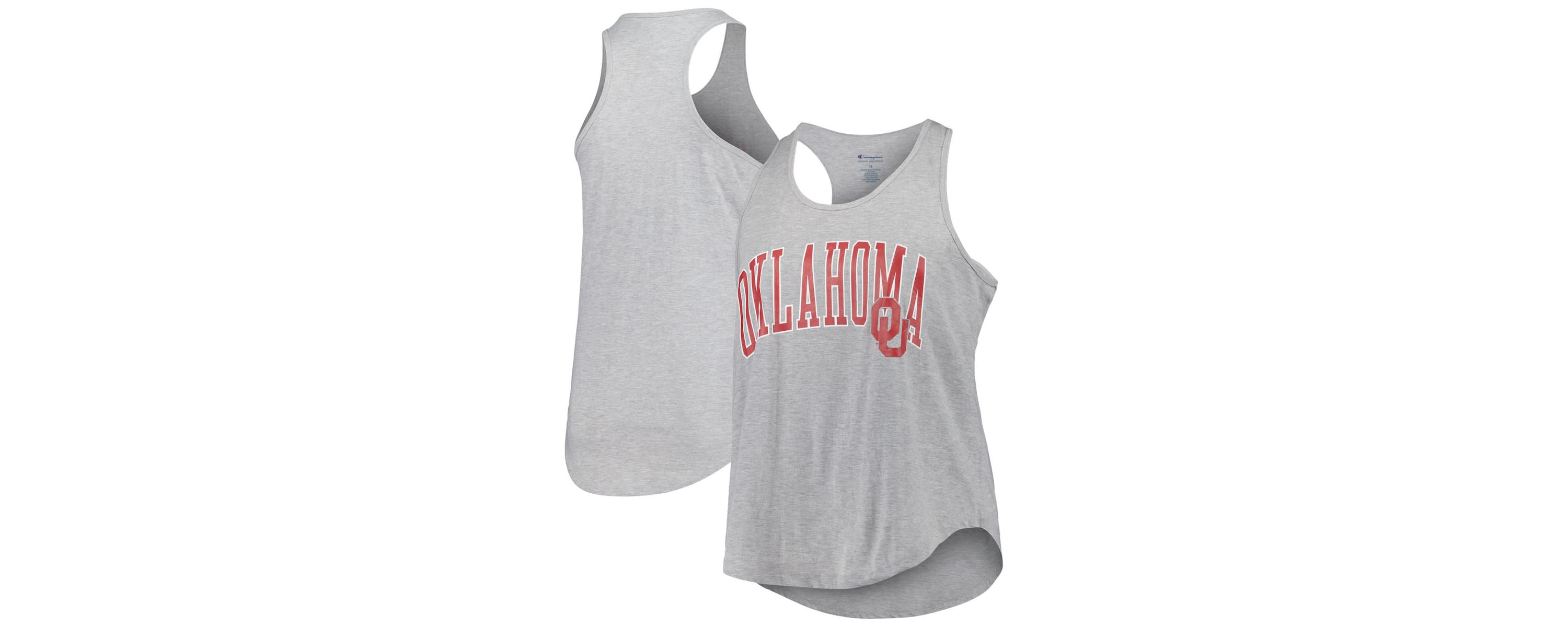 NCAA Oklahoma Sooners Arch Logo Racerback Scoop Neck Tank Top