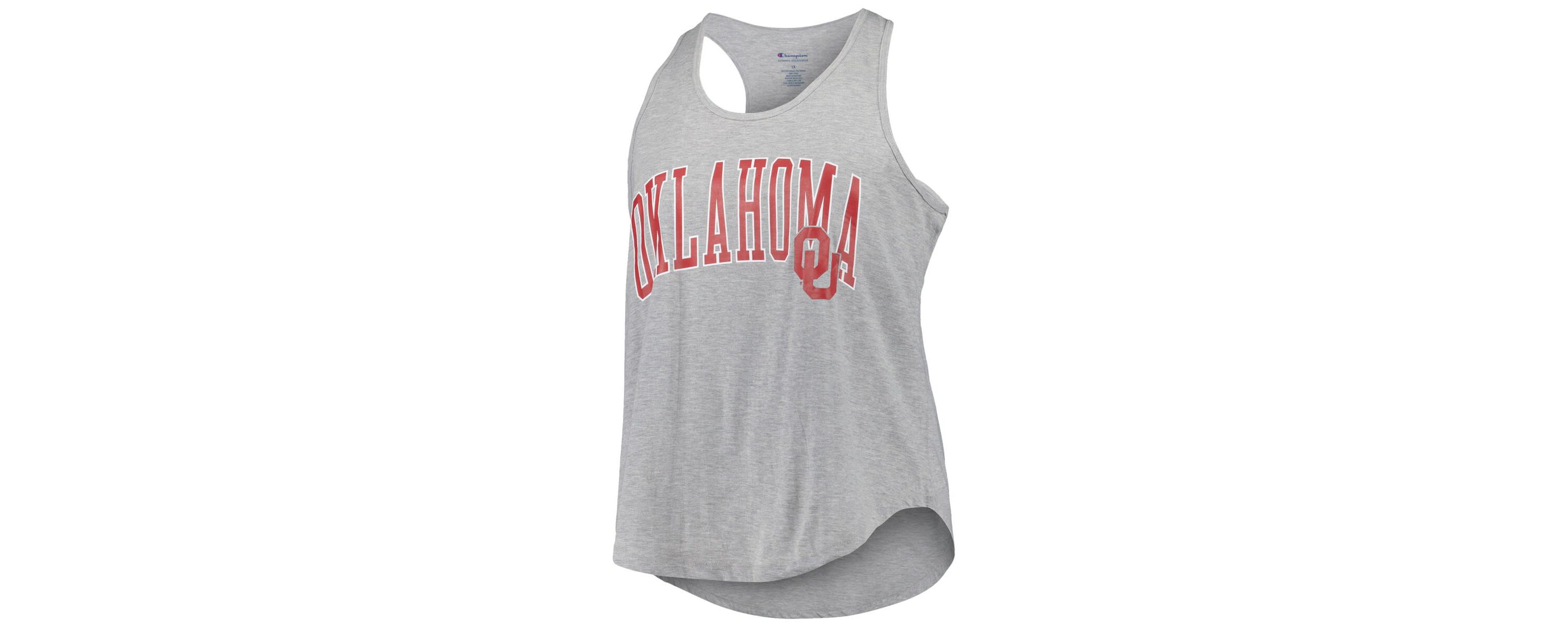 NCAA Oklahoma Sooners Arch Logo Racerback Scoop Neck Tank Top