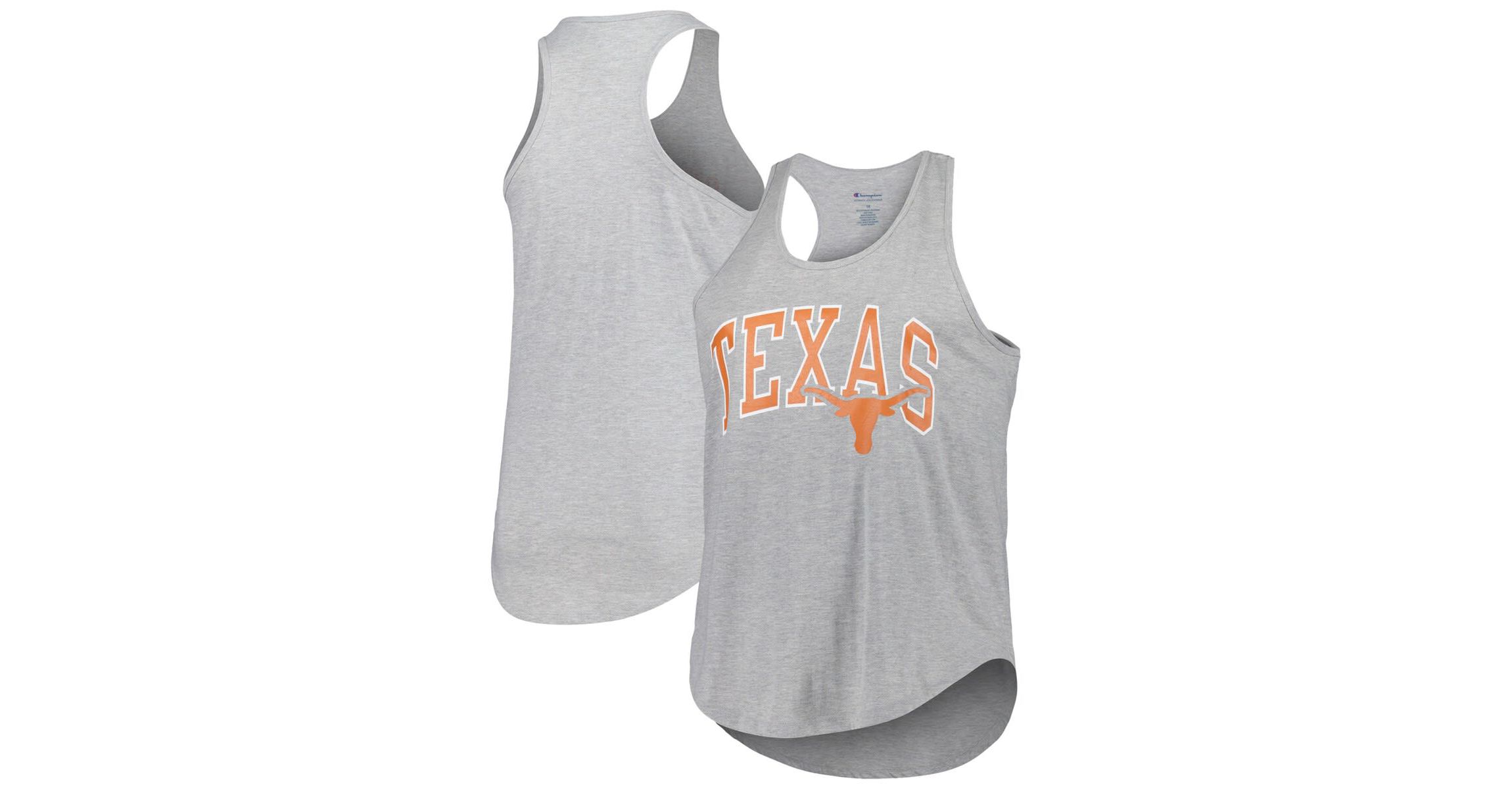 NCAA Texas Longhorns Arch Logo Racerback Scoop Neck Tank Top