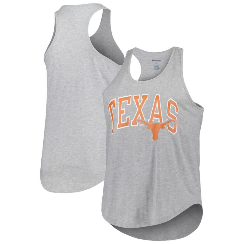 NCAA Texas Longhorns Arch Logo Racerback Scoop Neck Tank Top