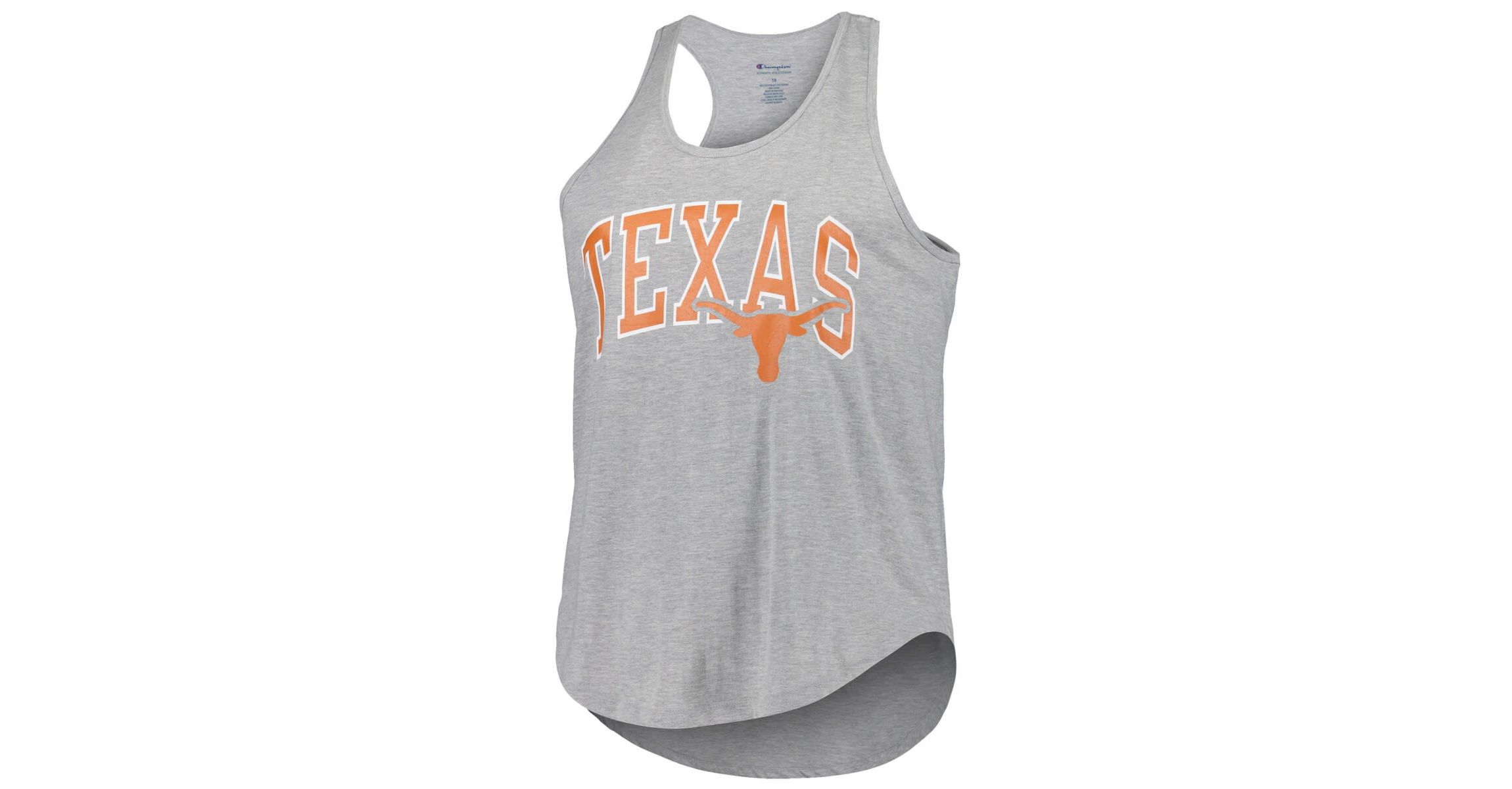 NCAA Texas Longhorns Arch Logo Racerback Scoop Neck Tank Top