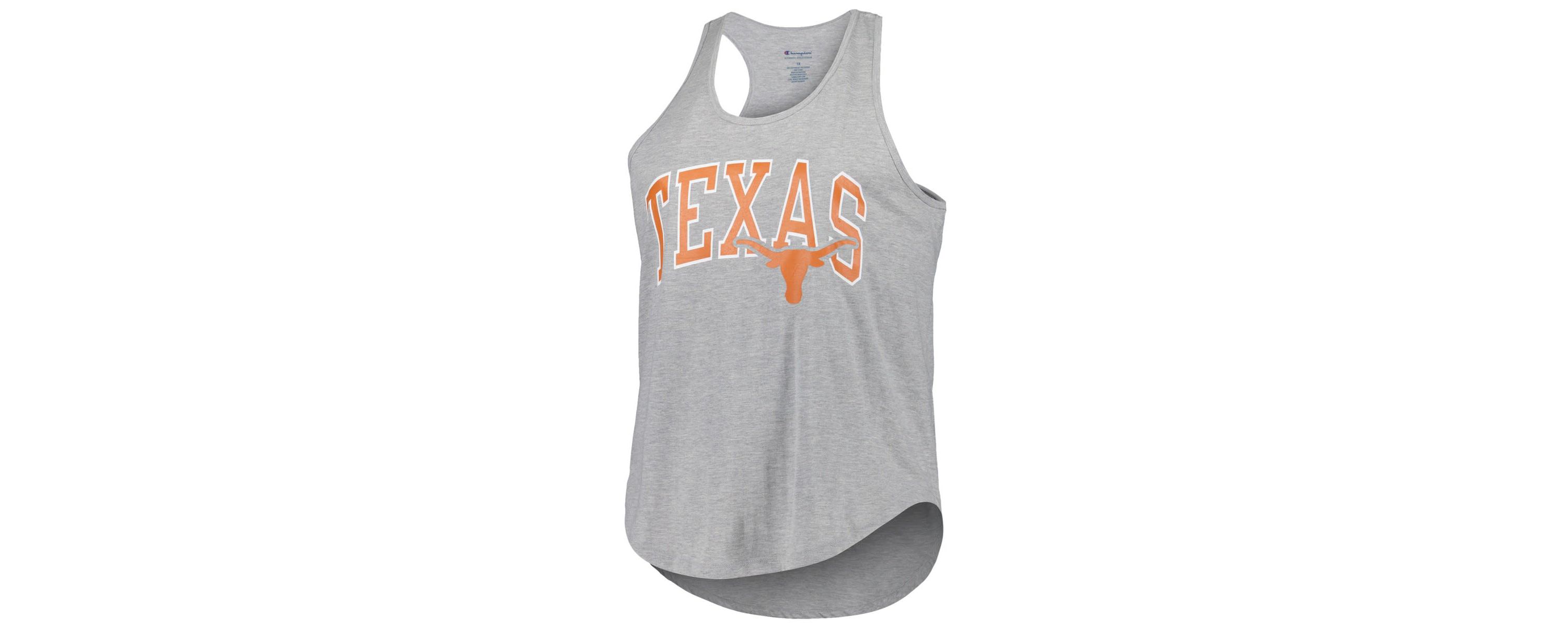 NCAA Texas Longhorns Arch Logo Racerback Scoop Neck Tank Top