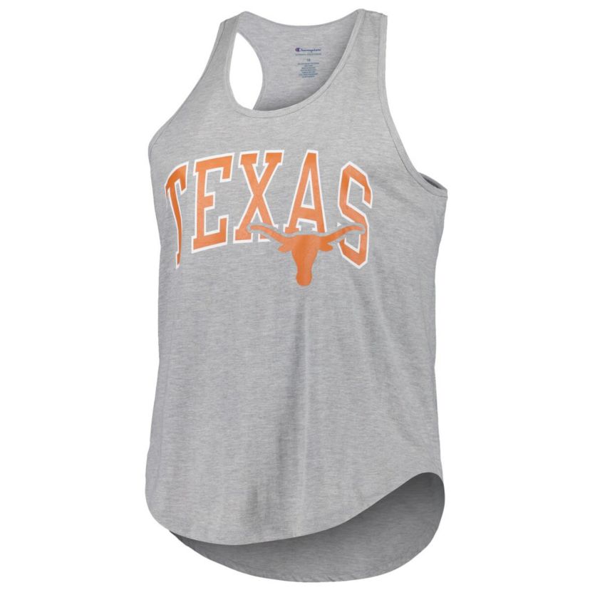 NCAA Texas Longhorns Arch Logo Racerback Scoop Neck Tank Top