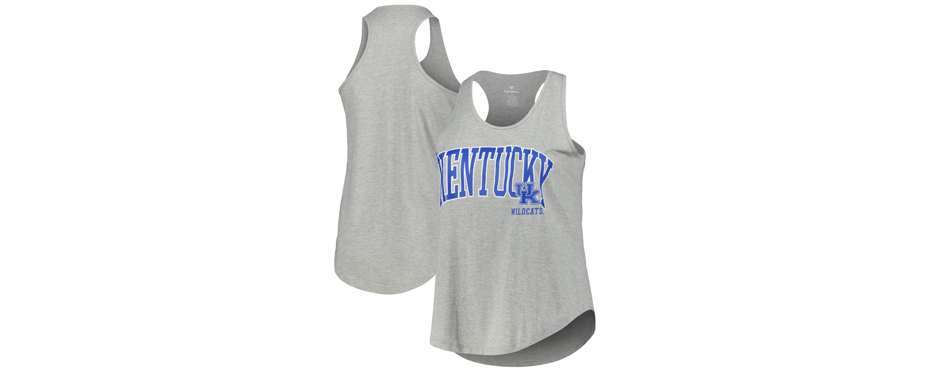 NCAA Kentucky Wildcats Arch Logo Racerback Scoop Neck Tank Top