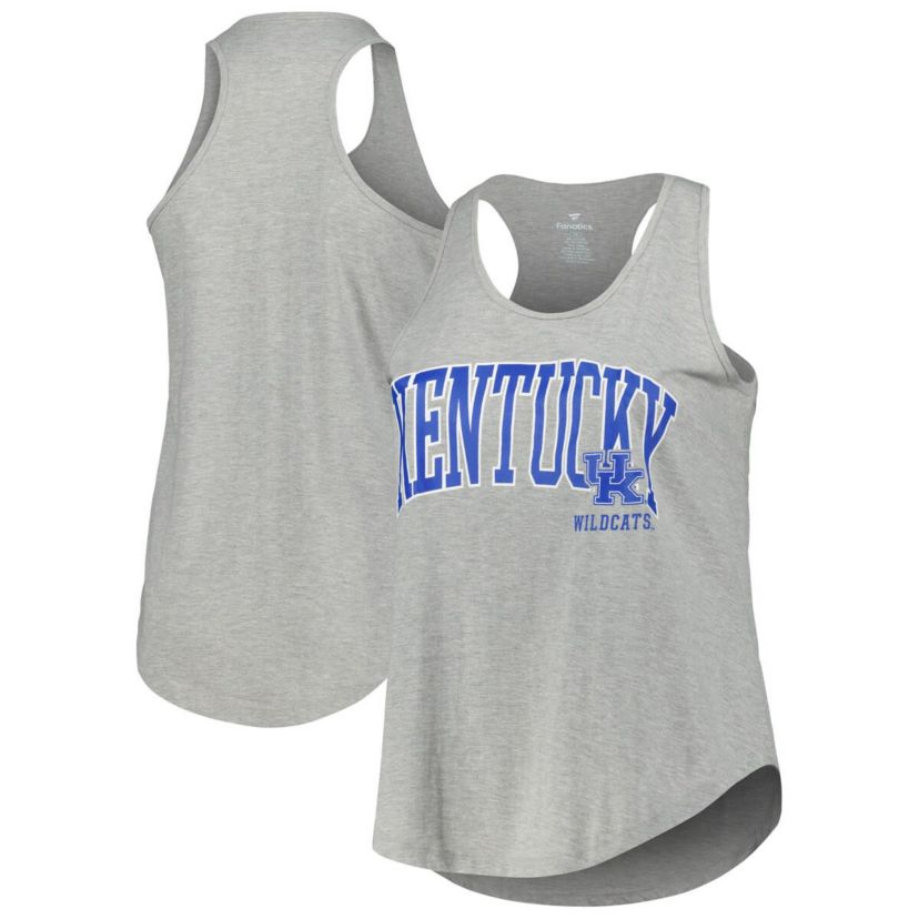 NCAA Kentucky Wildcats Arch Logo Racerback Scoop Neck Tank Top