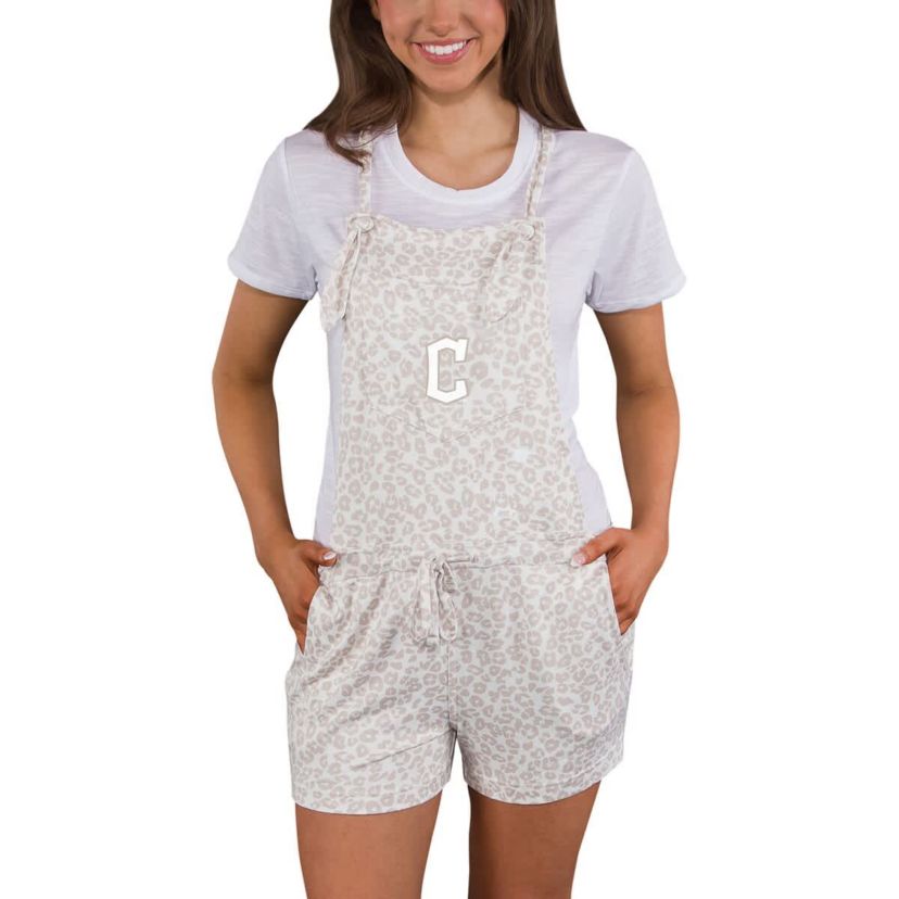 MLB Cleveland Guardians Montana Hacci Knit Romper Overalls