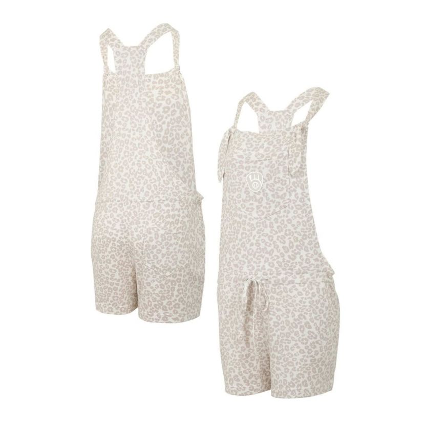 MLB Milwaukee Brewers Montana Hacci Knit Romper Overalls