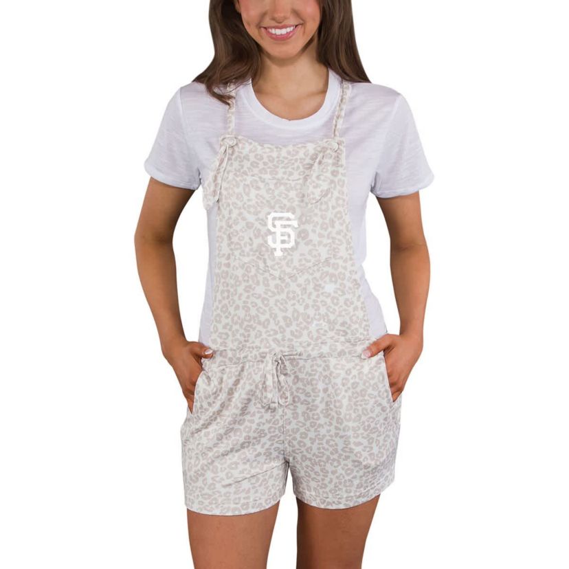 MLB San Francisco Giants Montana Hacci Knit Romper Overalls