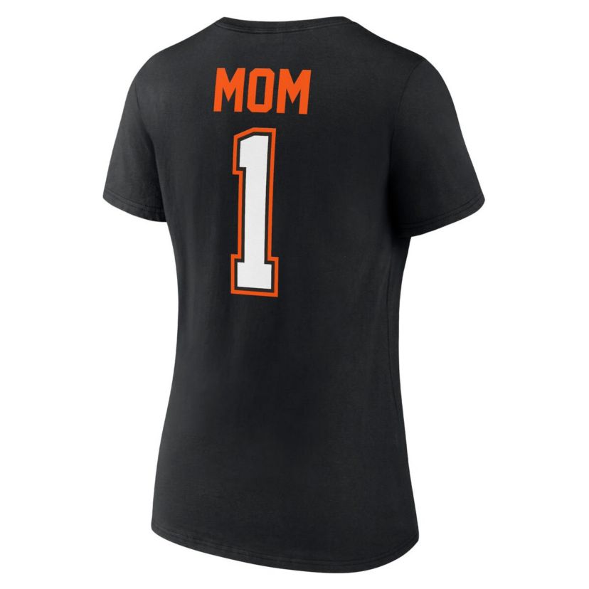 MLB Fanatics Baltimore Orioles Plus Size Mothers Day #1 Mom V-Neck T-Shirt