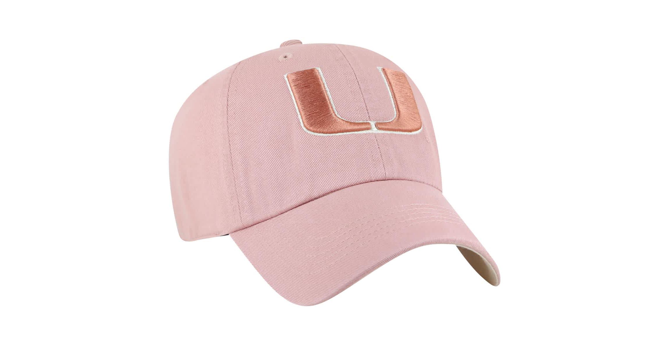 Miami (FL) Hurricanes NCAA Light Miami Hurricanes Dusty Miata Clean Up Adjustable Hat