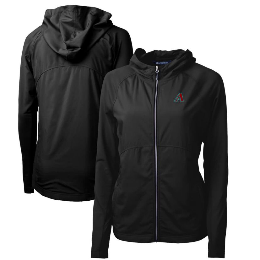MLB Arizona Diamondbacks Adapt Eco Knit Hybrid Recycled Full-Zip Hoodie
