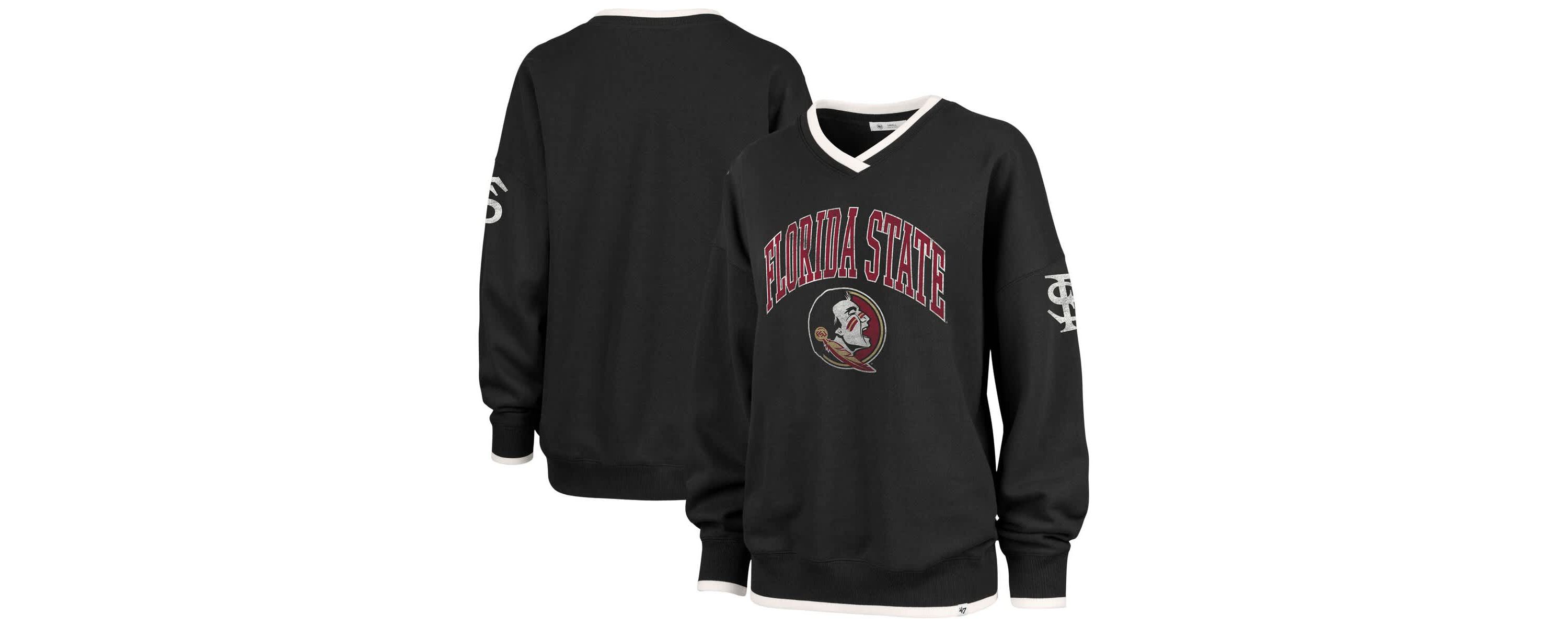NCAA Florida State Seminoles Clubhouse Daze Eighty V-Neck Pullover Sweatshirt