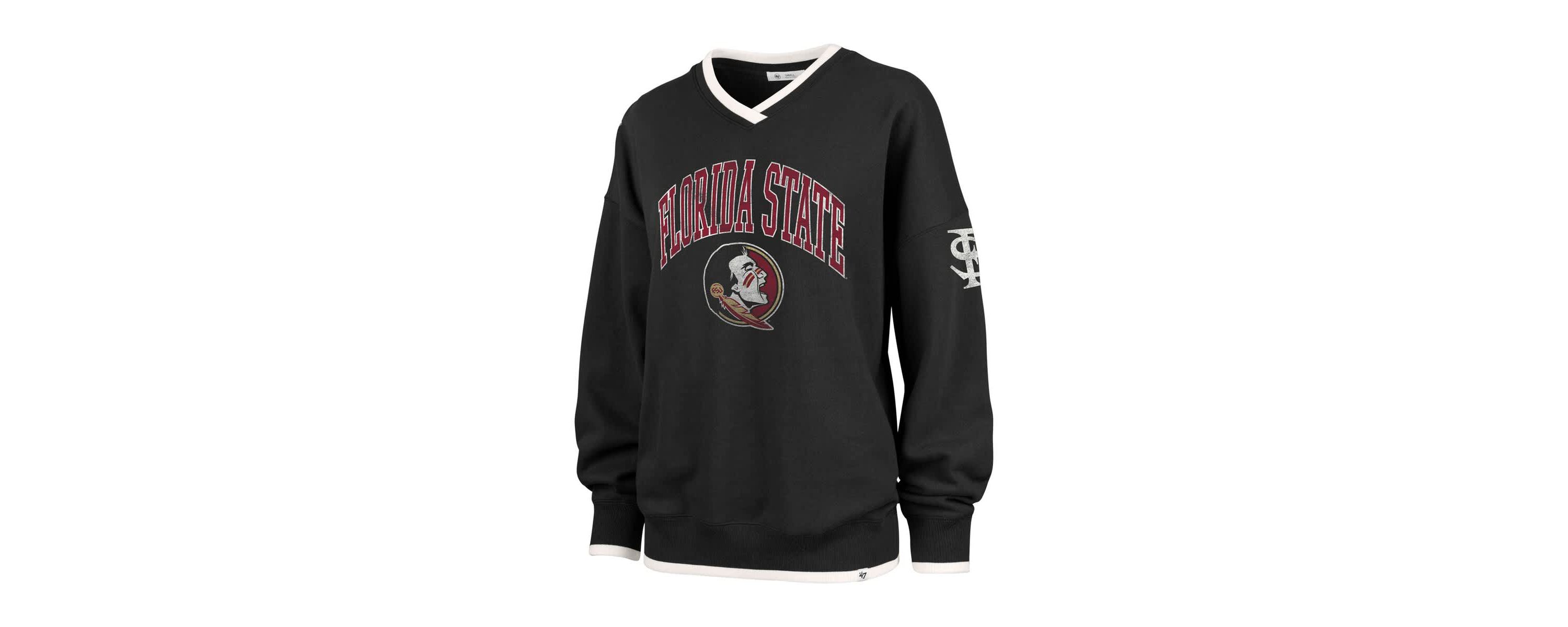 NCAA Florida State Seminoles Clubhouse Daze Eighty V-Neck Pullover Sweatshirt