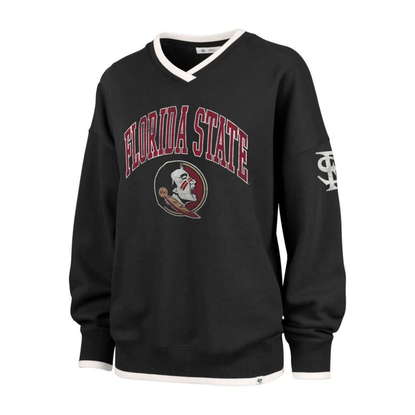 NCAA Florida State Seminoles Clubhouse Daze Eighty V-Neck Pullover Sweatshirt