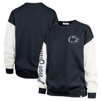 '47 NCAA Penn State Nittany Lions Double Header Rise Andie Pullover Sweatshirt, Navy Blue, Small