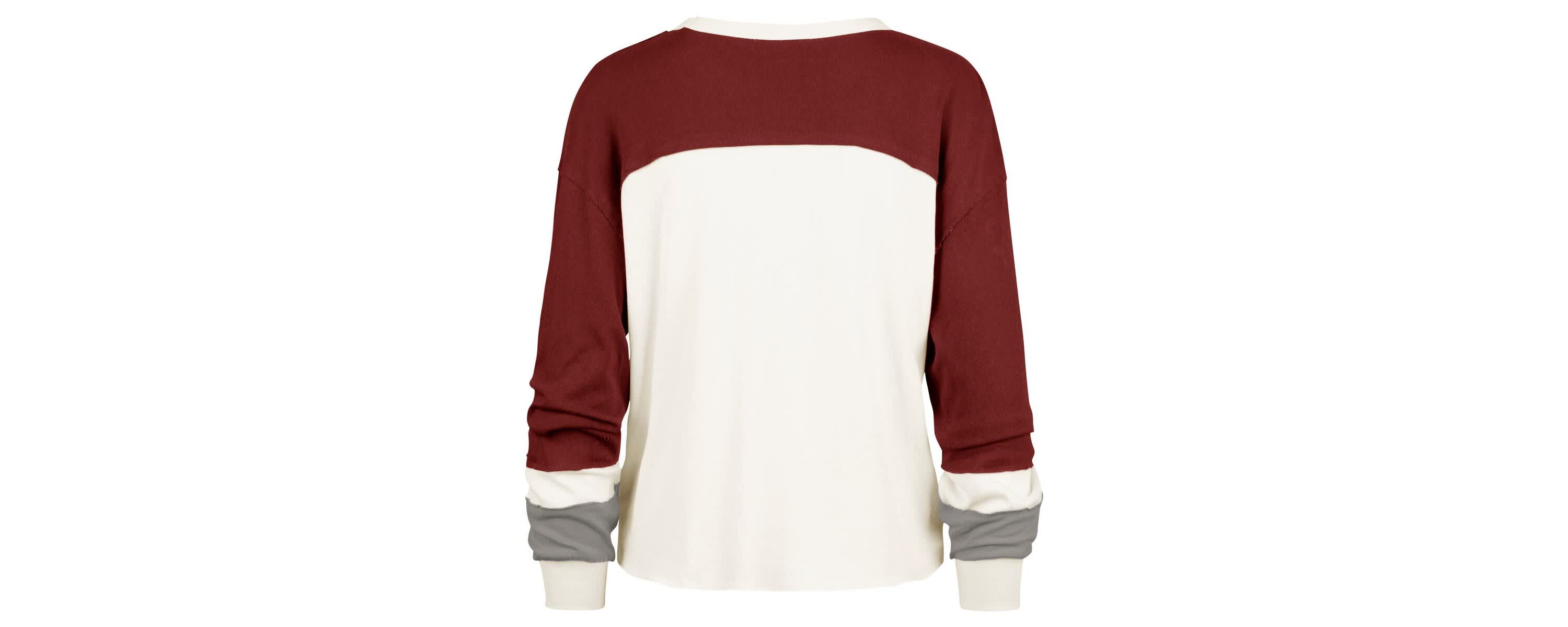 Alabama Crimson Tide NCAA Alabama Tide Double Header Curve Raglan Long Sleeve T-Shirt