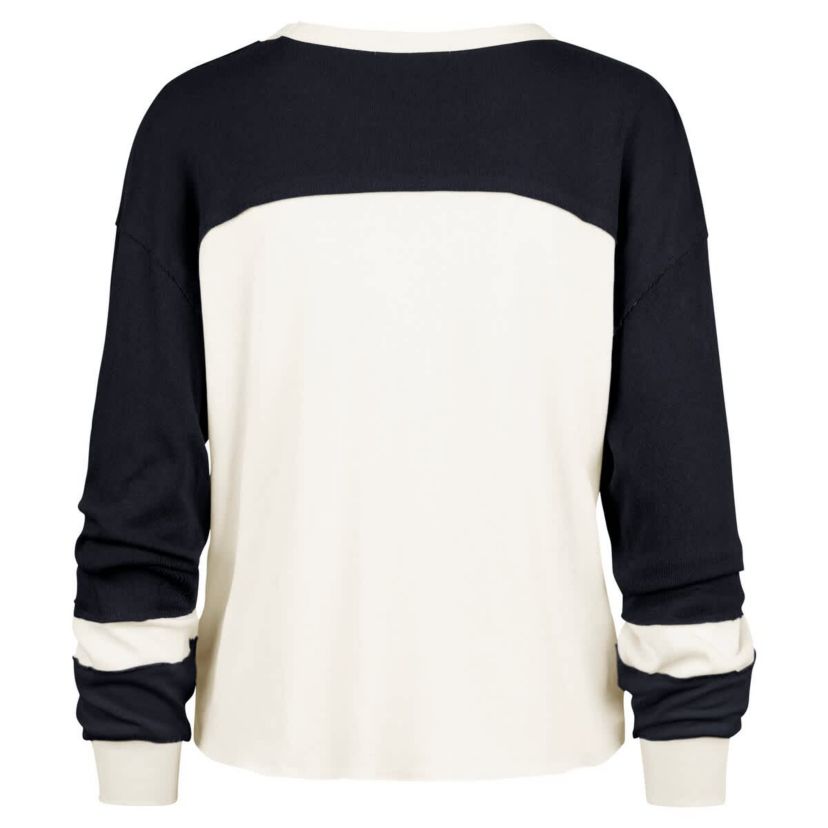 NCAA Penn State Nittany Lions Double Header Curve Raglan Long Sleeve T-Shirt