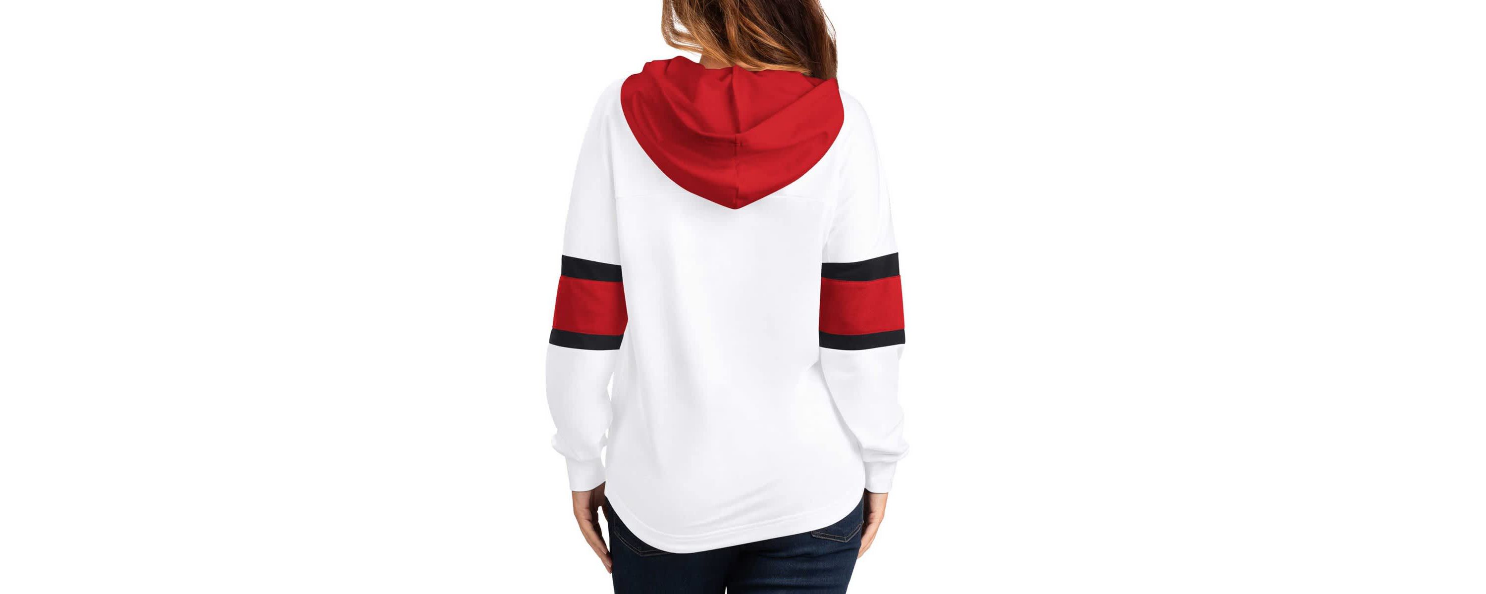 NHL Carolina Hurricanes Goal Zone Long Sleeve Lace-Up Hoodie T-Shirt