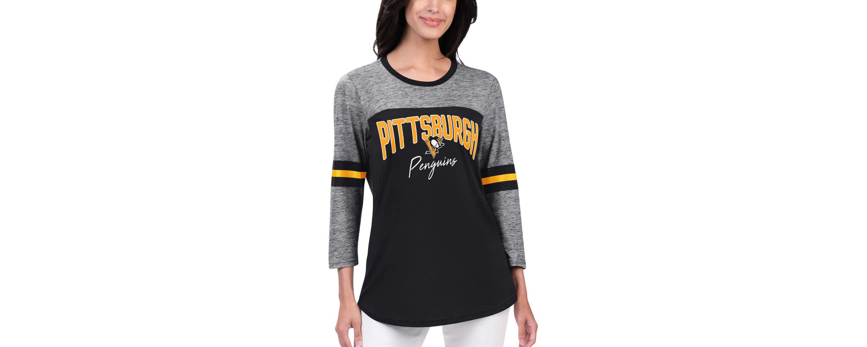 NHL Pittsburgh Penguins Play 3/4-Sleeve T-Shirt