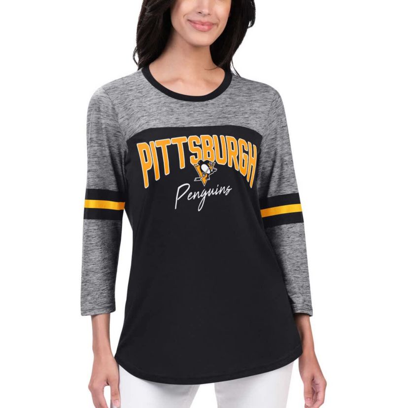 NHL Pittsburgh Penguins Play 3/4-Sleeve T-Shirt