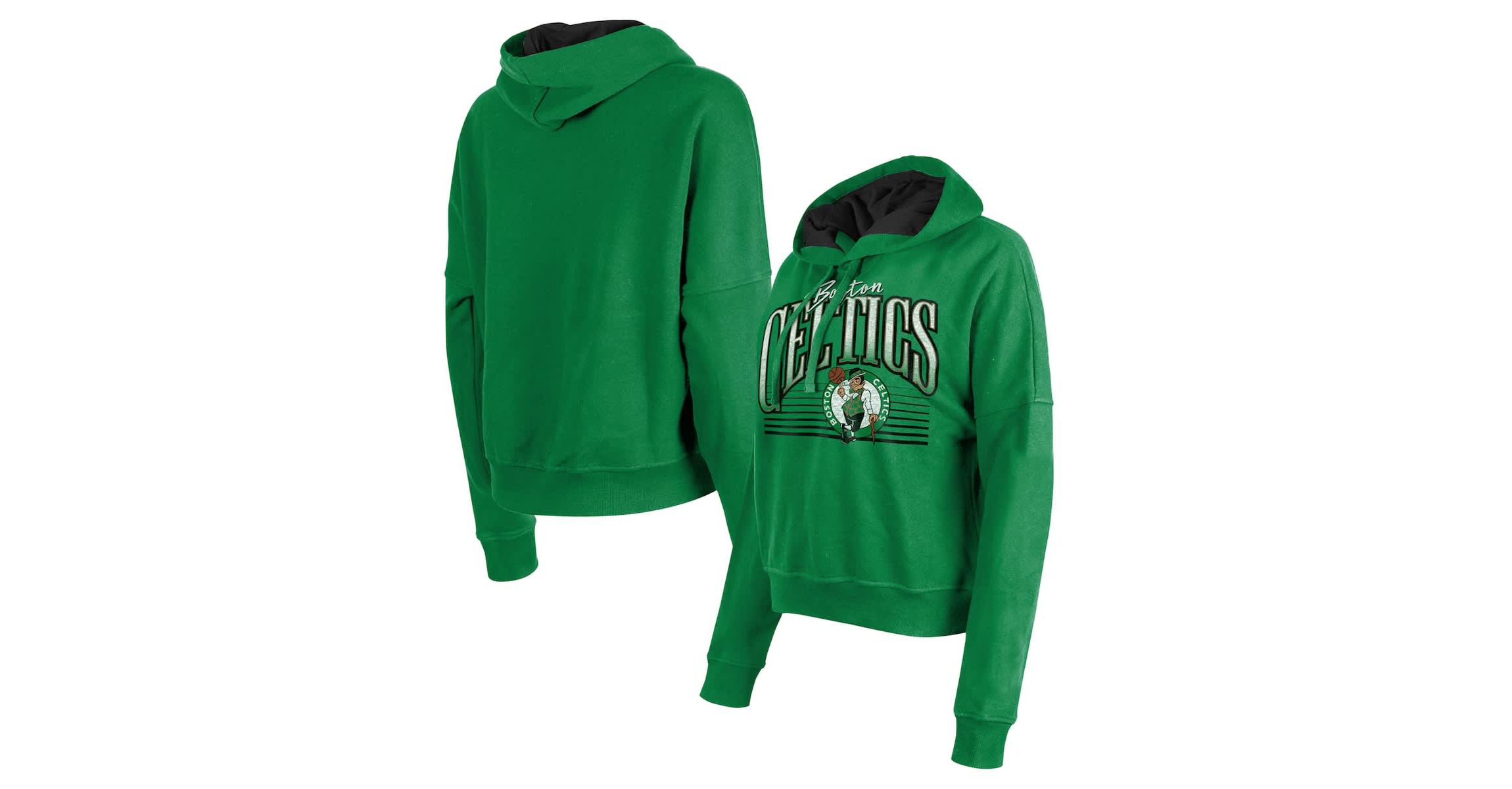 NBA Kelly Boston Celtics Boxy Pullover Hoodie