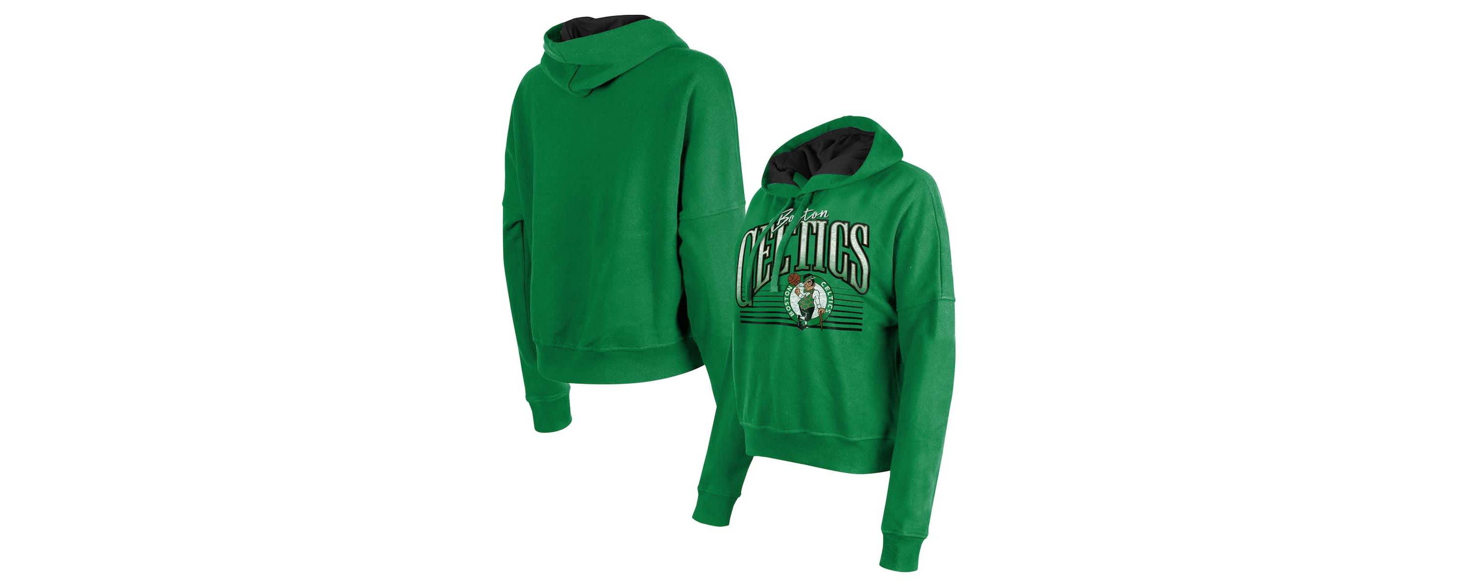 NBA Kelly Boston Celtics Boxy Pullover Hoodie