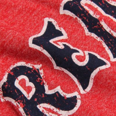 Boston Red Sox MLB David Ortiz Boston Sox Name & Number Tri-Blend Three-Quarter Length Raglan T-Shirt