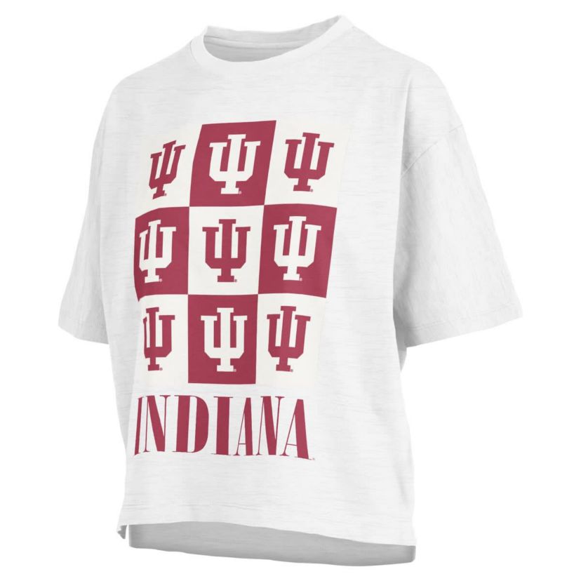 NCAA Indiana Hoosiers Motley Crew Andy Waist Length Oversized T-Shirt