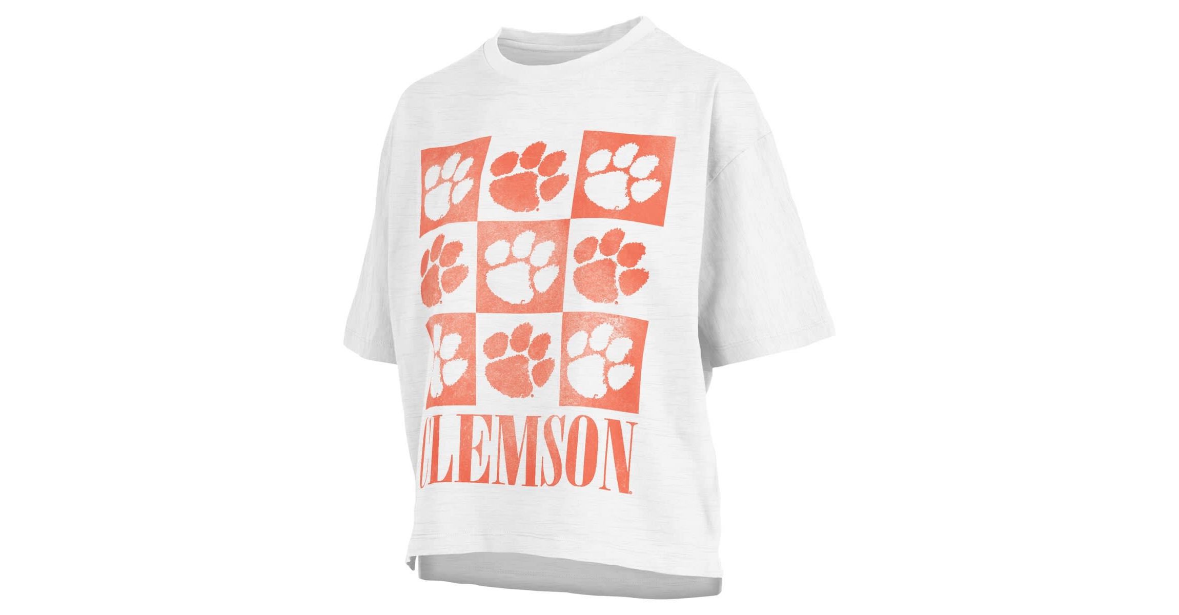 NCAA Clemson Tigers Motley Crew Andy Waist Length Oversized T-Shirt