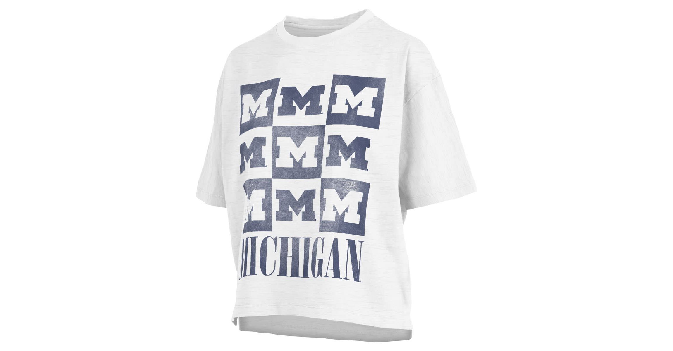 NCAA Michigan Wolverines Motley Crew Andy Waist Length Oversized T-Shirt