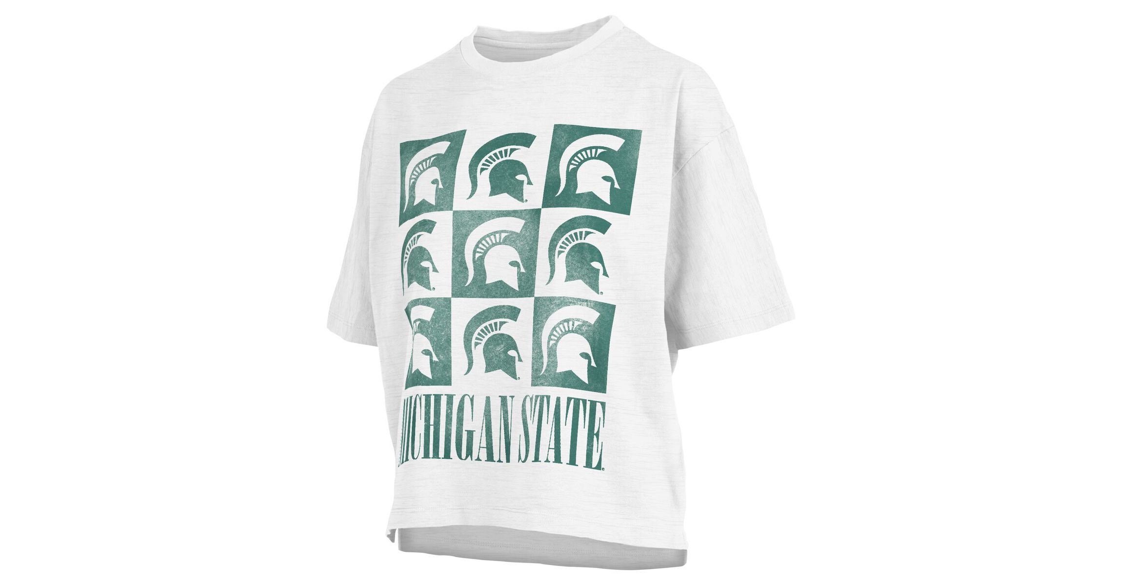 NCAA Michigan State Spartans Motley Crew Andy Waist Length Oversized T-Shirt