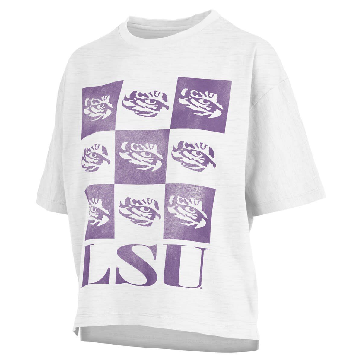 NCAA LSU Tigers Motley Crew Andy Waist Length Oversized T-Shirt