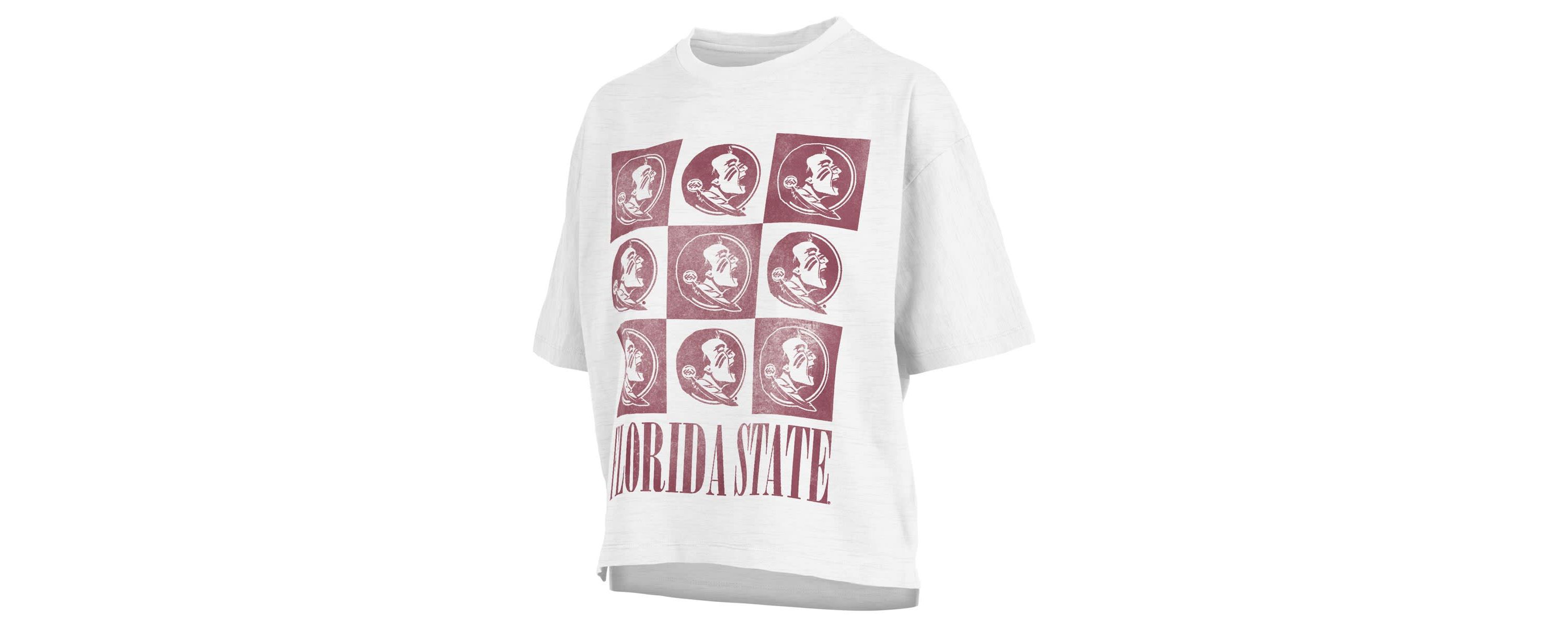 NCAA Florida State Seminoles Motley Crew Andy Waist Length Oversized T-Shirt