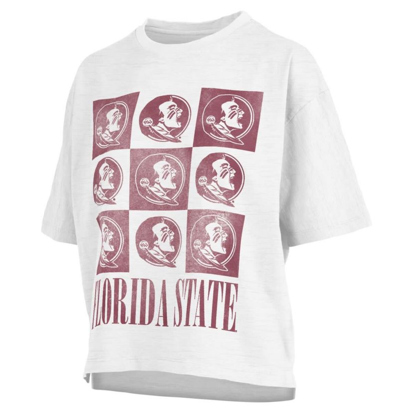 NCAA Florida State Seminoles Motley Crew Andy Waist Length Oversized T-Shirt