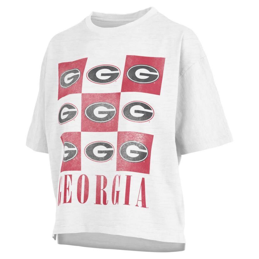 NCAA Georgia Bulldogs Motley Crew Andy Waist Length Oversized T-Shirt